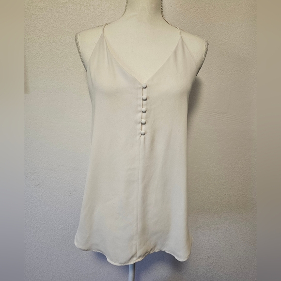 Loft Ivory Halter Top Polyester Women's Size Small - Picture 9 of 9